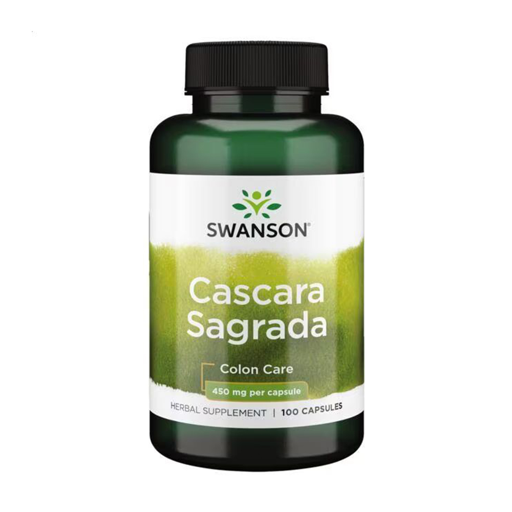 Каскара саграда Swanson Cascara Sagrada 450 мг, 100 капсул